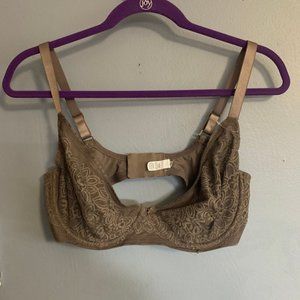 Aerie // Taupe Unlined Lace Bra